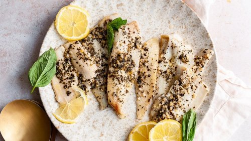 Garlic Butter Baked Flounder Recipe