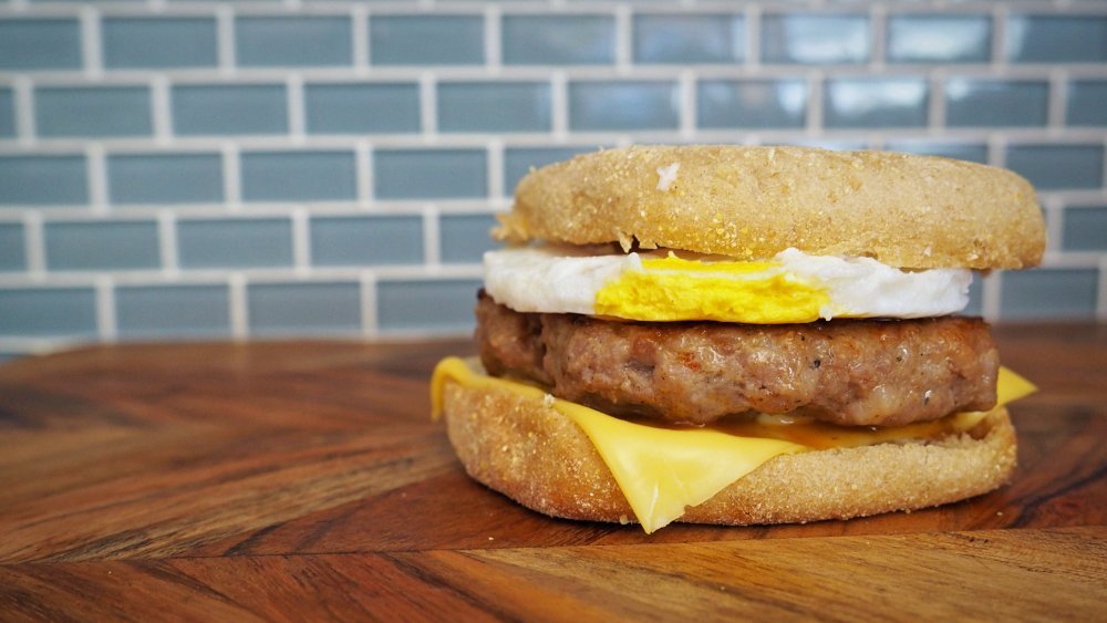 5-Ingredient Copycat McDonald's Sausage McMuffin With Egg Recipe - Mashed