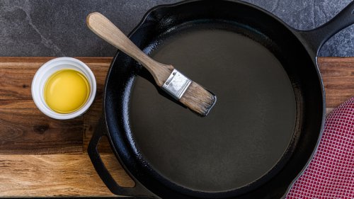 Why Butter Isn't The Right Choice To Season Your Cast Iron Skillet With