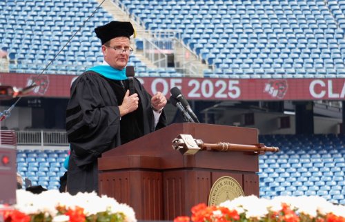 Billionaire speaker gives Mass. graduates unexpected gift at ceremony