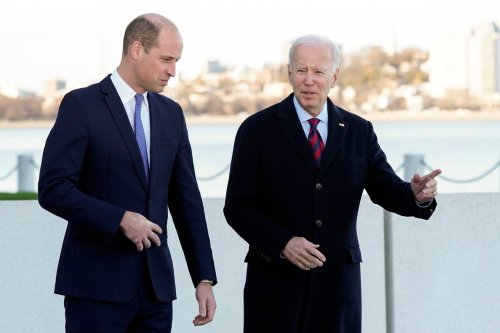 President Biden meets with Prince William after arriving in Boston on Friday
