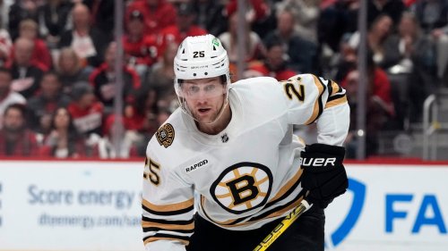 Bruins lose defenseman, status uncertain