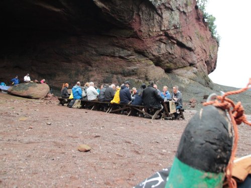 What It’s Like Dining on the Ocean Floor in Sea Caves Carved by the World’s Highest Tides