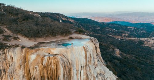At Hierve El Agua, Swim in a Mineral Spring With One of the Best Views in the World