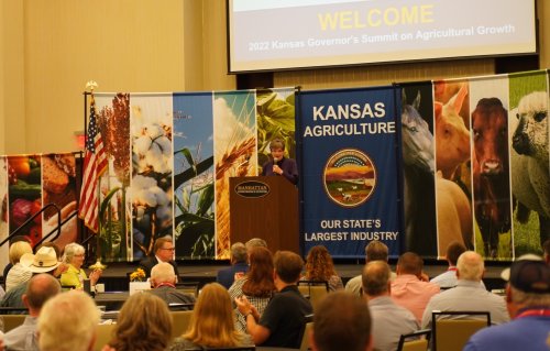 Governor Laura Kelly kicked off the seventh annual Kansas Governor’s Summit on Agricultural Growth, a meeting of more than 400 leaders representing a variety of agricultural interests across the state of Kansas