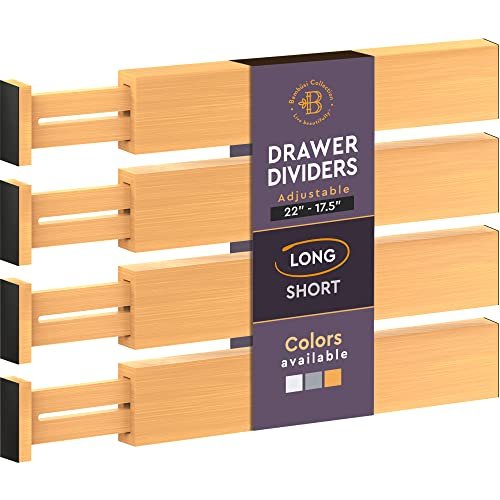 Extra-large adjustable drawer dividers