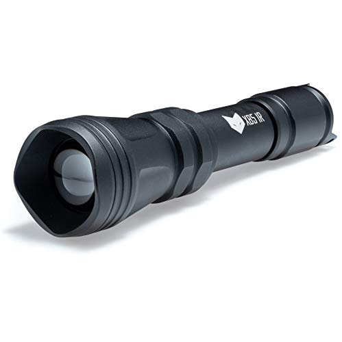 Nightfox XB5 Infrared Flashlight | IR Illuminator for Night Vision Devices | 5W OSRAM 4715AS LED | Rapid Focus & Dimmer Switch
