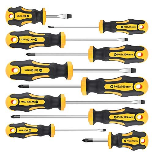 10-piece magnetic screwdriver set