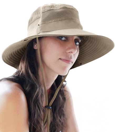 GearTOP Fishing Hat UPF 50+ Wide Brim Sun Hat for Women Mens Sun Hat with UV Protection, Safari Hats and Hiking Hats for Men