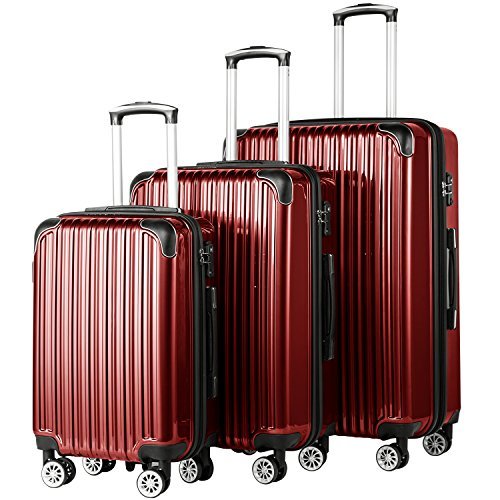 A set of three suitcases for the over-packer