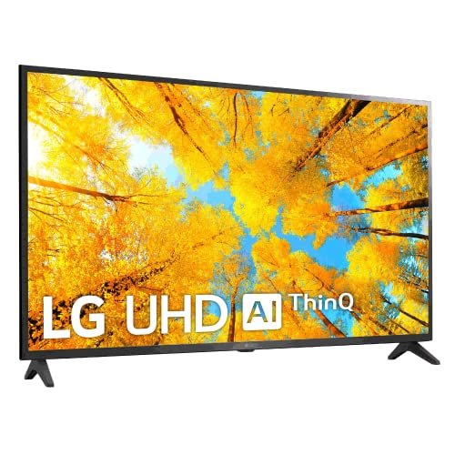 LG Televisor 43UQ75006LF - Smart TV webOS22 43 pulgadas (108 cm) 4K UHD, Procesador de Gran Potencia 4K a5 Gen 5, compatible con formatos HDR 10, H y HGiG [Clase de eficiencia energética G]