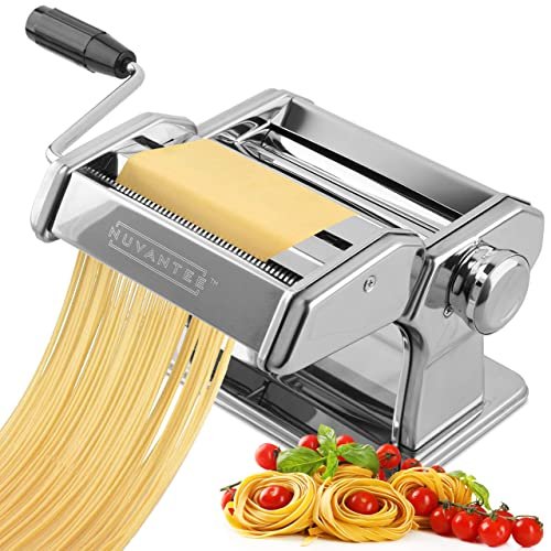Manual hand press pasta maker