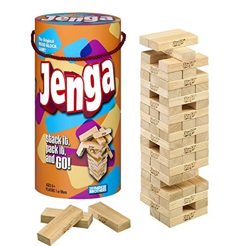 Jenga wooden blocks
