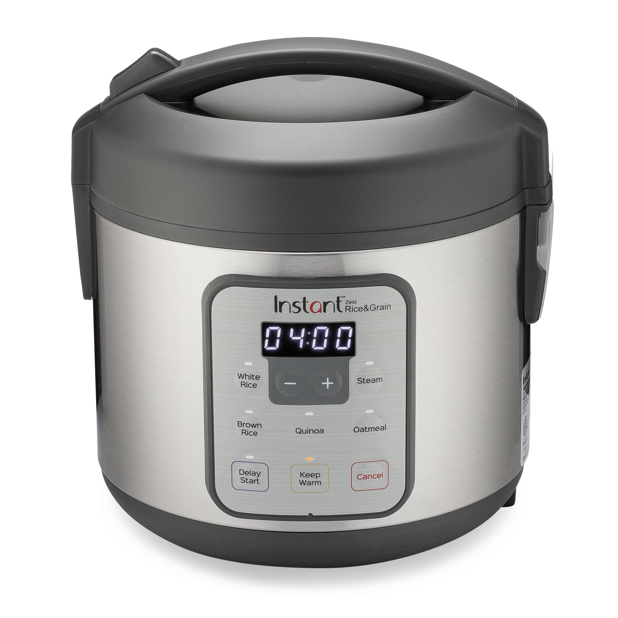 Instant Pot Zest 8 Cup One Touch Rice Cooker, From the Makers of Instant Pot, Steamer, Cooks Rice, Grains, Quinoa and Oatmeal, 8-cup cooked/4-cup uncooked, No Pressure Cooking Functionality