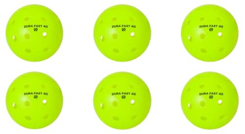Dura Fast 40 Pickleballs | Outdoor Pickleball Balls | USAPA Approved and Sanctioned for Tournament Play