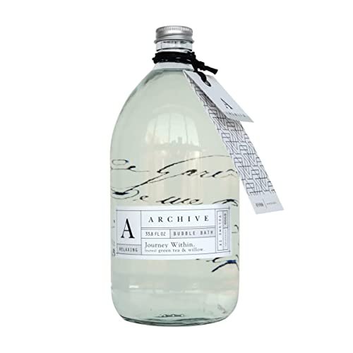 Archive Journey Within Bubble Bath for Adults | Blend of Natural Oils, Lightly Scented Bubbly Bath | 33.8 Fl oz