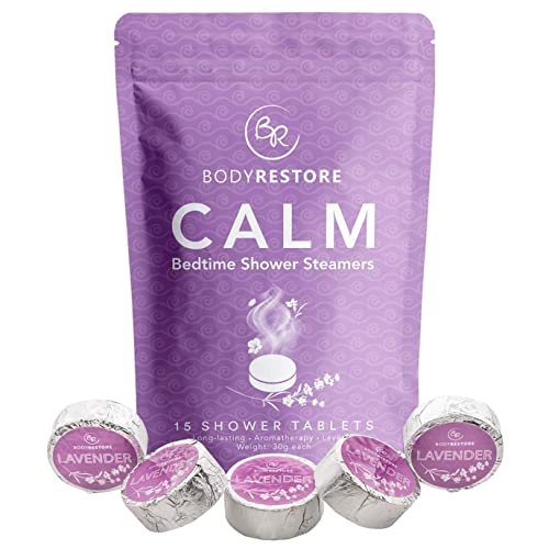 Calming shower steamers