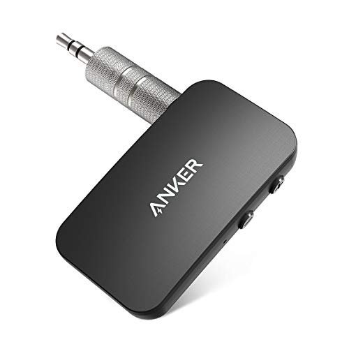 Anker Soundsync Bluetooth Receiver for Music Streaming with Bluetooth 5.0, Dual Device Connection, Handsfree Calls, 12-Hour Battery Life, for Car & Home Stereo - Bluetooth Signal Reception Only