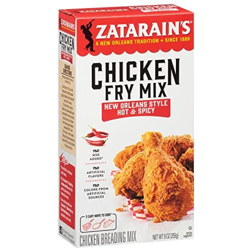 Zatarain's hot & spicy chicken fry mix