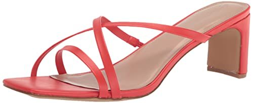 Amelie strappy square toe heeled sandal