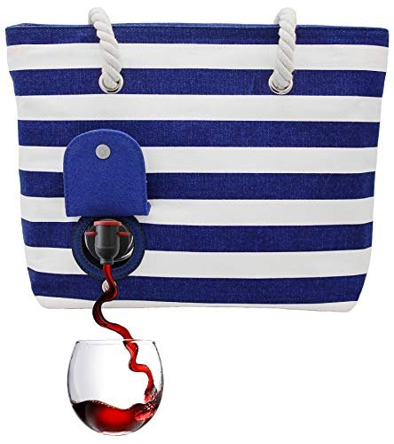 Wine purse holds two bottles of wine