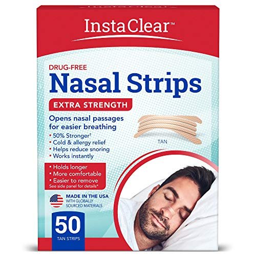Extra-strength nasal strips