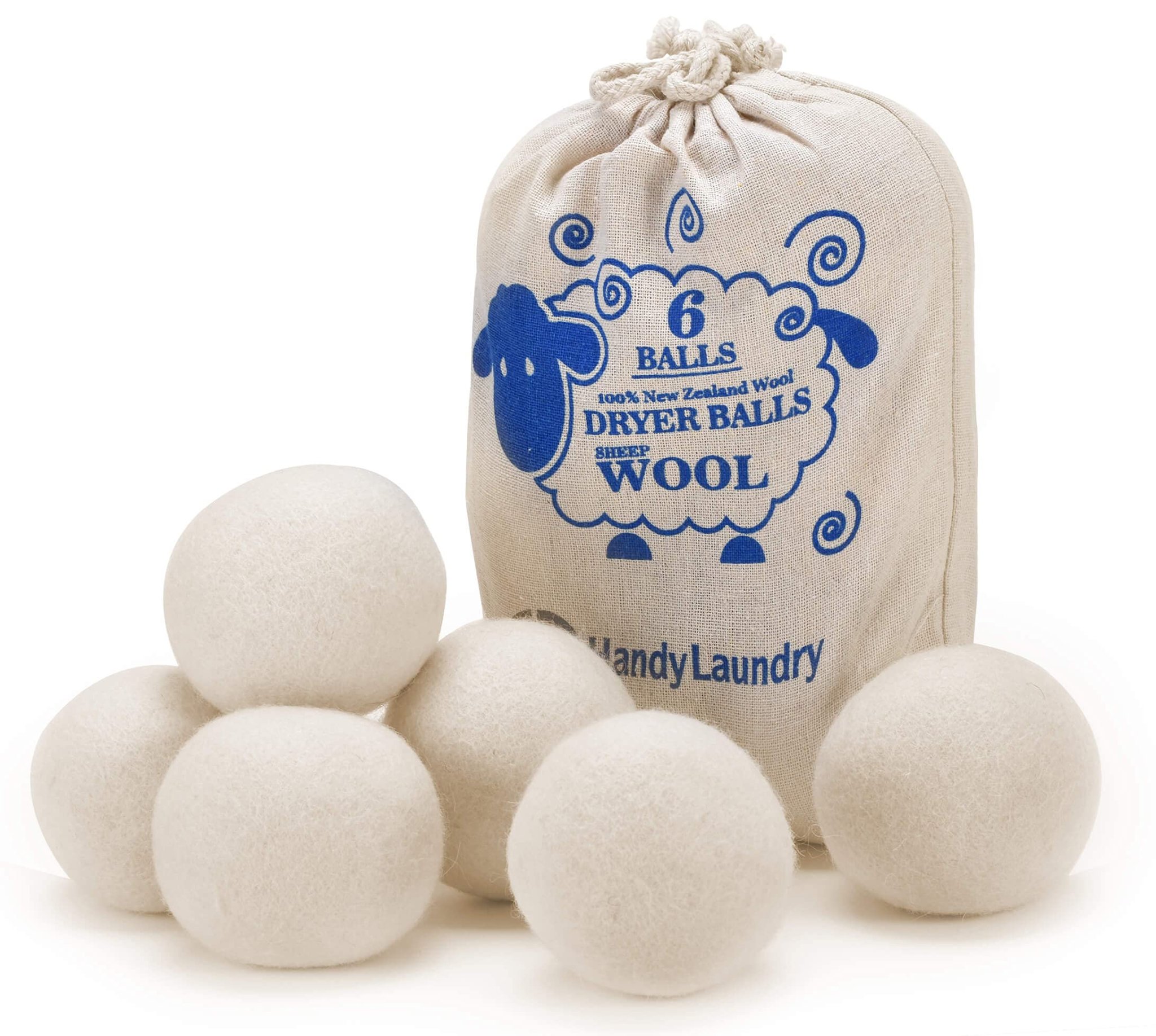 Wool dryer balls