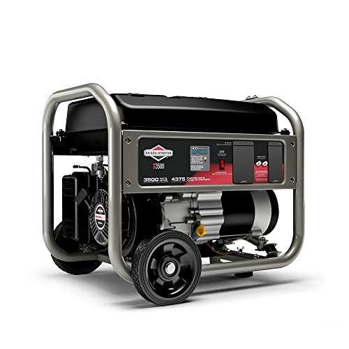 Briggs & Stratton S3500 3500W Portable Generator with CO Guard and RV Outlet, Powered by Briggs & Stratton, 030736