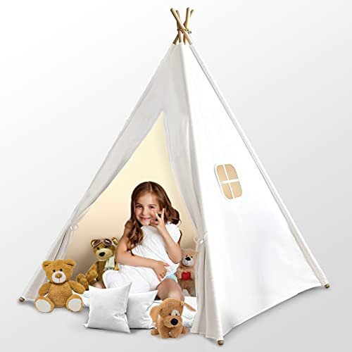 A teepee-style tent for the kids
