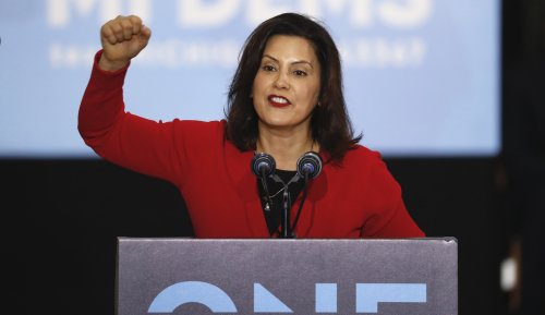 Gretchen Whitmer is polling even with a GOP challenger unknown by half of Michigan voters