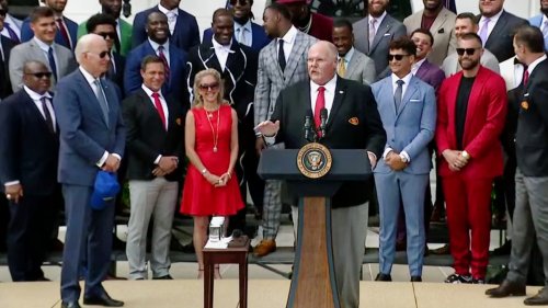 ‘DOGGONE!’ Chiefs Coach Andy Reid Calls Biden The Wrong President During White House Super Bowl Visit