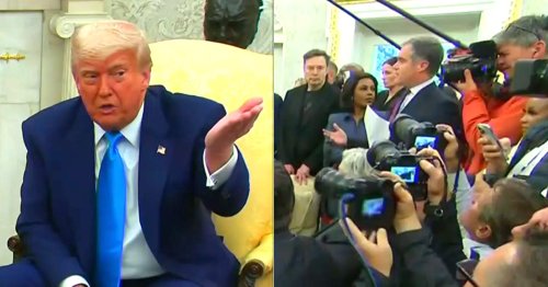 ‘Quiet! Quiet!’ Trump Lashes Out At NBC News ‘Jerk’ In Stunning Oval Office Exchanges