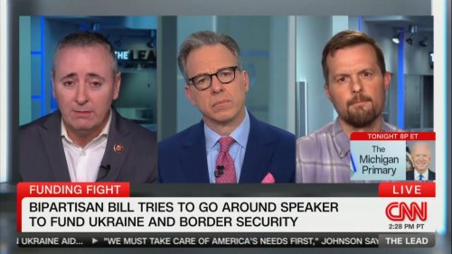 Republican Working to Force House Vote on Aid to Ukraine Tells CNN’s Jake Tapper He Has More GOP Members Willing to Join Him