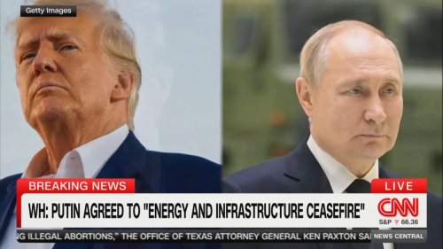 JUST IN: White House Says Putin And Trump Agreed to Partial Ceasefire In Ukraine