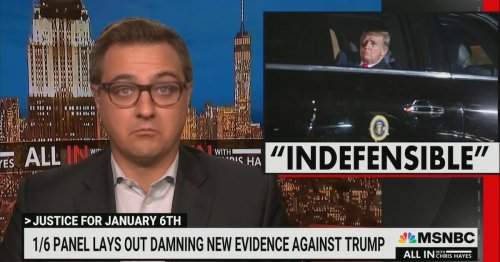 Chris Hayes Takes Issue With Jan. 6 Hearings Relying On ‘Trump ...