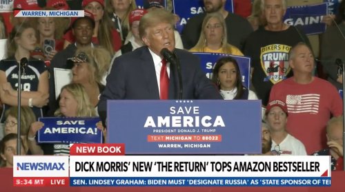 Trump Thanks Ginni Thomas at Rally for Standing by Stolen 2020 Election Lies: ‘She Didn’t Wilt Under Pressure’