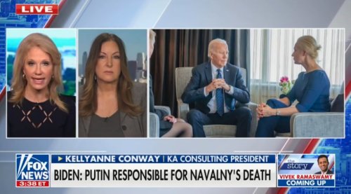 Kellyanne Conway Claims Trump ‘Certainly Has Been the Strongest Toward Putin’