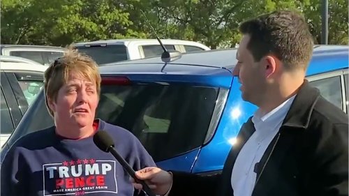 Interviewer Humiliates Woman in Trump Shirt Who Believes Halloween Fentanyl Scare She Saw ‘On An Episode of Fox News’
