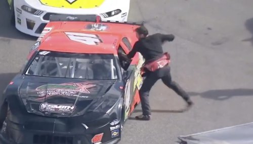 NASCAR Driver Andrew Grady Attacks Davey Callihan in Brawl