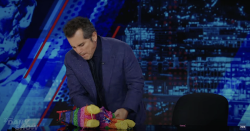 Daily Show’s John Leguizamo Angrily Smashes a Piñata After Admitting Trump’s ‘Lazy A** Strategy’ Is Winning Over Latino Voters