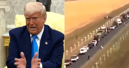 Trump’s Absurd Claim About White Genocide ‘Grave Sites’ Debunked — By Guy Who Created Them