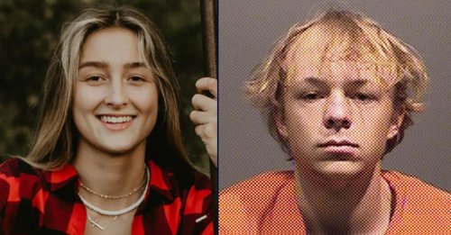‘Big smile on his face’: Witness says former best friend whooped to celebrate the impact of a 9-pound rock thrown from his speeding car that killed 20-year-old woman