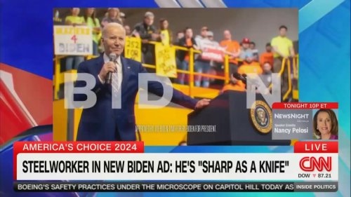 ‘That Says It All’: CNN Anchor Reacts to Biden Campaign Having to Release Ad Claiming the President Is Mentally ‘Sharp’