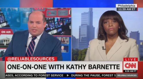 Brian Stelter and Kathy Barnette Clash Over Media Coverage of Her Doomed Candidacy: ‘You Couldn’t Persuade Sean Hannity’