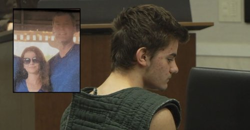 ‘I can literally see the f—ing rotten body there’: Teen blew parents away with .357 Magnum, then lit candles around mom’s body and posed as stepdad, police say