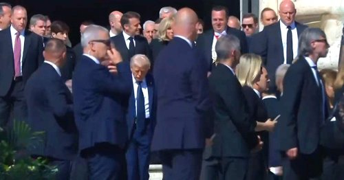‘Wow!’ Applause Erupts Seconds After Trump Enters Pope Francis Funeral Mass — But CNN Says It’s For Another World Leader