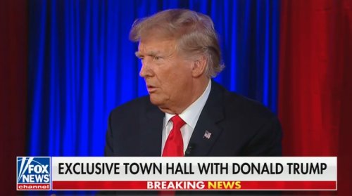 ‘Nobody Knows Who the Hell He Is’: Trump Roasts Republican Opponent During Town Hall