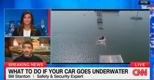 Security Expert Advises Viewers Not to Film Selves If They’re Ever Trapped in Submerged Car: ‘No, No, No’