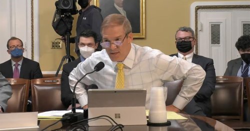 Jim Jordan Tells NBC Reporter He Can’t Read Well Without His Glasses When Shown Trump’s ‘Death & Destruction’ Post