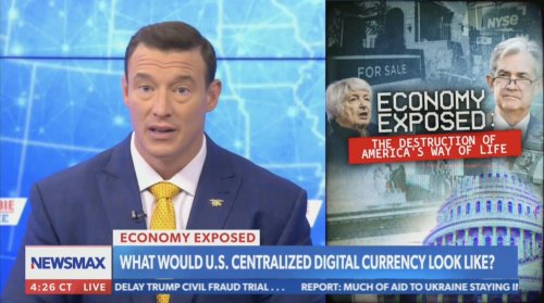 Newsmax Host Rails Against ‘Lizard People,’ Asks Viewers ‘You Think I’m Crazy?’